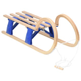 vidaXL Foldable Sledge 110 cm Plywood