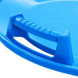 vidaXL Round Sledge Blue 66.5 cm PP