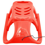 vidaXL Sledge for Children Red 102.5x40x23 cm Polypropylene