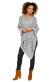 grey - Poncho model 94519 PeeKaBoo