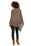 brown - Poncho model 94520 PeeKaBoo