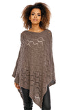 brown - Poncho model 94520 PeeKaBoo