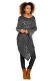 grey - Poncho model 94521 PeeKaBoo