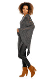 grey - Poncho model 94521 PeeKaBoo