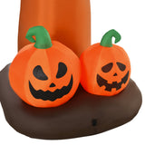 2.7m Halloween Inflatable Tree with Ghost and Pumpkin LED for Home In-Outdoor