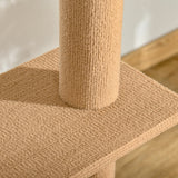 260cm Floor To Ceiling Cat Tree for Indoor Cats w/ Adjustable Height - Brown