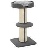 91cm Cat Tree Kitten Activity Center Tower Scratching Post Lamb Cashmere Perch