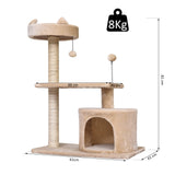 81cm Cat Tree Scratching Post Tower for Kitten Large Cats Activity Centre House