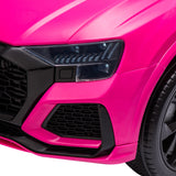 Audi RS Q8 6V Kids Electric Ride On Car Toy w/ Remote Control Pink HOMCOM