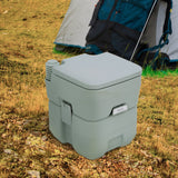 20L Camping Toilet Portable Travel WC Caravan Picnic Fishing Restroom Outsunny