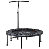 40'' Kids Mini Trampoline, Adult Rebounder Jumper w/ Handle Fitness HOMCOM