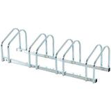 4 Bike Parking Rack Locking Storage Stand Holder Floor Wall Mount  HOMCOM