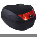 28L Motorcycle Tail box Helmet Top Case Storage Trunk Mount Rack HOMCOM