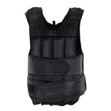 15KGS Adjustable Weight Vest Running Gym Training Weight Loss, Black HOMCOM