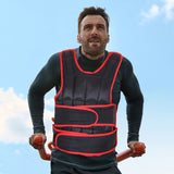 20KGS Adjustable Weight Vest Running Gym Training Weight Loss HOMCOM