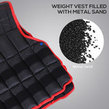 20KGS Adjustable Weight Vest Running Gym Training Weight Loss HOMCOM