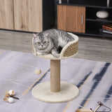 Cat Tree Tower Activity Center Climbing Stand with Scratching Posts Pawhut