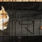 Rabbit Cage Guinea Pig Small Animal Playpen Water Proof Roof Pawhut