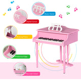 30 Keys Mini Kids Piano with Music Stand and Bench Best Gifts Toy HOMCOM