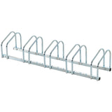 5 Bike Parking Rack Locking Storage Stand Holder Floor Wall Mount HOMCOM