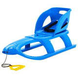 Sledge with Seat Blue 102.5x40x23 cm Polypropylene