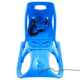 Sledge with Seat Blue 102.5x40x23 cm Polypropylene