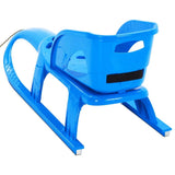 Sledge with Seat Blue 102.5x40x23 cm Polypropylene