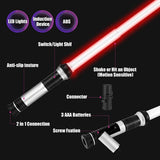 TBGENIUS Lightsaber Kids - 2 Pack - LED Light Up Saber with Sound Retractable 7 Colors Light Saber