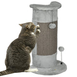 242cm Adjustable Floor-To-Ceiling Cat Tree w/ Anti-Slip Kit - Orange