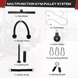 Cable Pulley System, Lat Pull Down System with DIY Loading Weight Pin