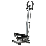 HOMCOM Adjustable Twist Stepper Step Machine For Home Gym Aerobic Workout