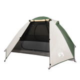 vidaXL Camping Tent Dome 2-Person Green Waterproof