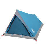 vidaXL Camping Tent 2-Person Blue Waterproof