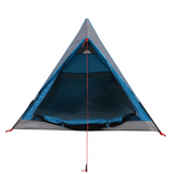 vidaXL Camping Tent 2-Person Blue Waterproof