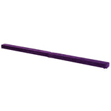 HOMCOM Balance Beam Trainer Fold Performance Gymnastics Suede Purple 2.4M Home