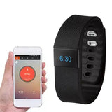 BAS-Tek Classic Fitness Tracker Bluetooth Bracelet - Black