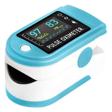 Aquarius Blue Finger Pulse Oximeter Version 2 - Oxygen Saturation Monitor with SpO2 Readings & Heart Rate Monitor, FDA Approved