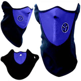 Aquarius Thermal Neoprene Face & Neck Mask Warm & Breathable Biker Mask, Blue