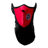 Aquarius Thermal Neoprene Face & Neck Mask Warm & Breathable Biker Mask, Red