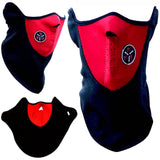 Aquarius Thermal Neoprene Face & Neck Mask Warm & Breathable Biker Mask, Red