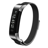 Aquarius AQ115 Splash proof Fitness Tracker with Metal Mesh Strap, Space Grey