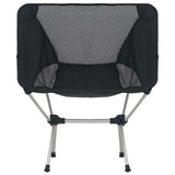 2x Folding Camping Chairs with Carry Bag 54x50x65 cm Aluminium