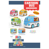 Fun Kids Friction Action Toy - Cartoon Food Truck - Qty: 12