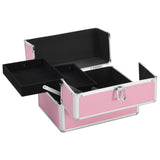 Make-up Case 22x30x21 cm Pink Aluminium