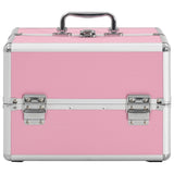 Make-up Case 22x30x21 cm Pink Aluminium