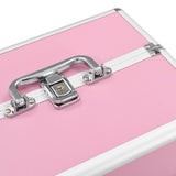 Make-up Case 22x30x21 cm Pink Aluminium