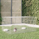 2-Panel Rabbit Cage 110x79x54 cm Galvanised Iron