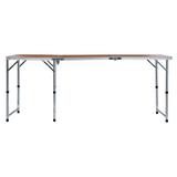 Foldable Camping Table Aluminium 180x60 cm