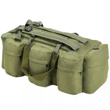 3-in-1 Army-Style Duffel Bag 120 L Olive Green