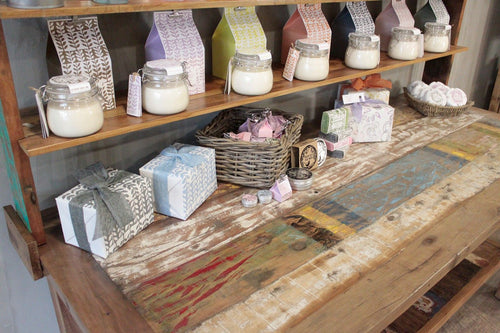 A&C 2.2m Standard Table with top shelf